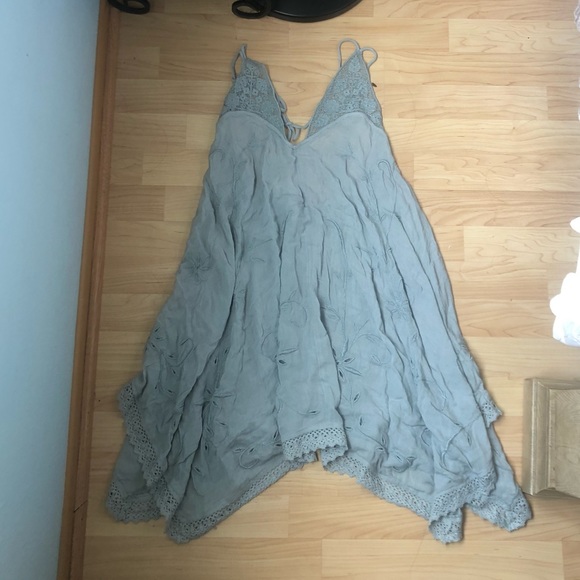 SOLD NWT XS Free People Got It Embroidered Trapeze Slip - Picture 6 of 6